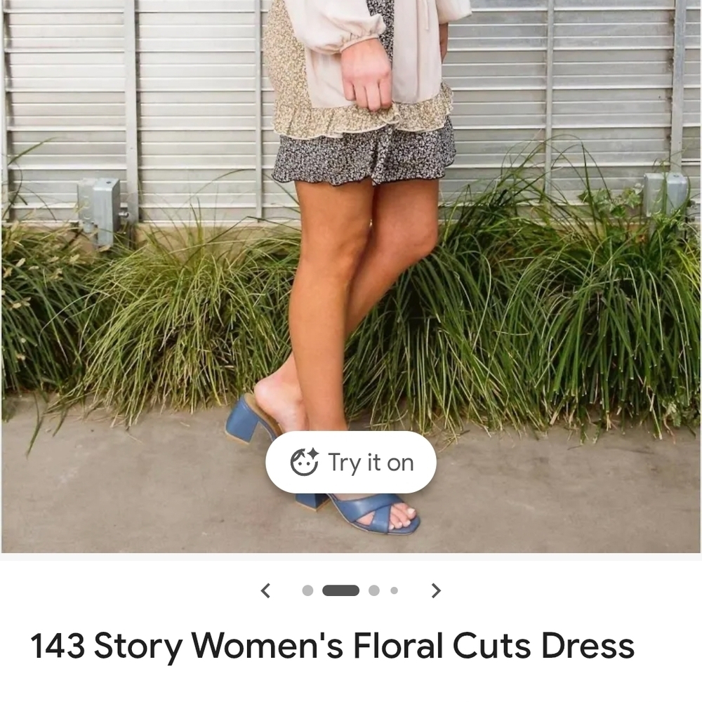 143 Story Dress By Line Up  Size XL Women's Multi-Color Patchwork  Boho  {BX3} - Picture 9 of 11